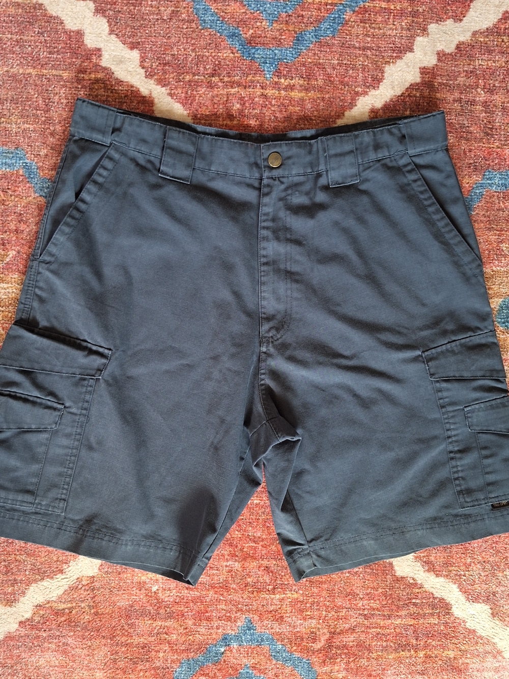 Men's Tru - Spec Navy Blue Cargo Shorts with Utility Pockets